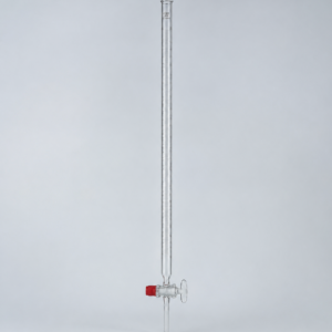 Produk burette with straight stopcock glass key 50ml iwaki
