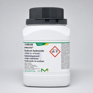 Produk tunggal sodium hydroxide (naoh) pellets for analysis emsure® merck