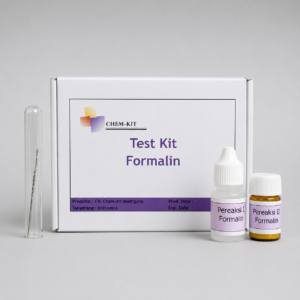 Produk tunggal test kit formalin instan (chemkit)