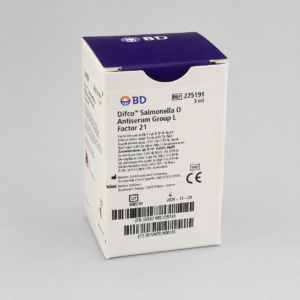 Produk bd difco™ salmonella o antiserum group a 1, lyophilized – 3 ml (no. kat: 222641)